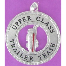 PD 2030RS Trailer Trash Pendant With Red Stripe